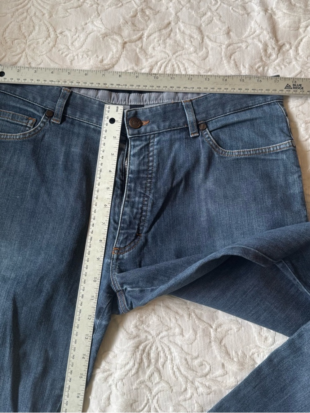 Ermenegildo Zegna Straight Jeans in Medium Blue Wash - Picture 4 of 8